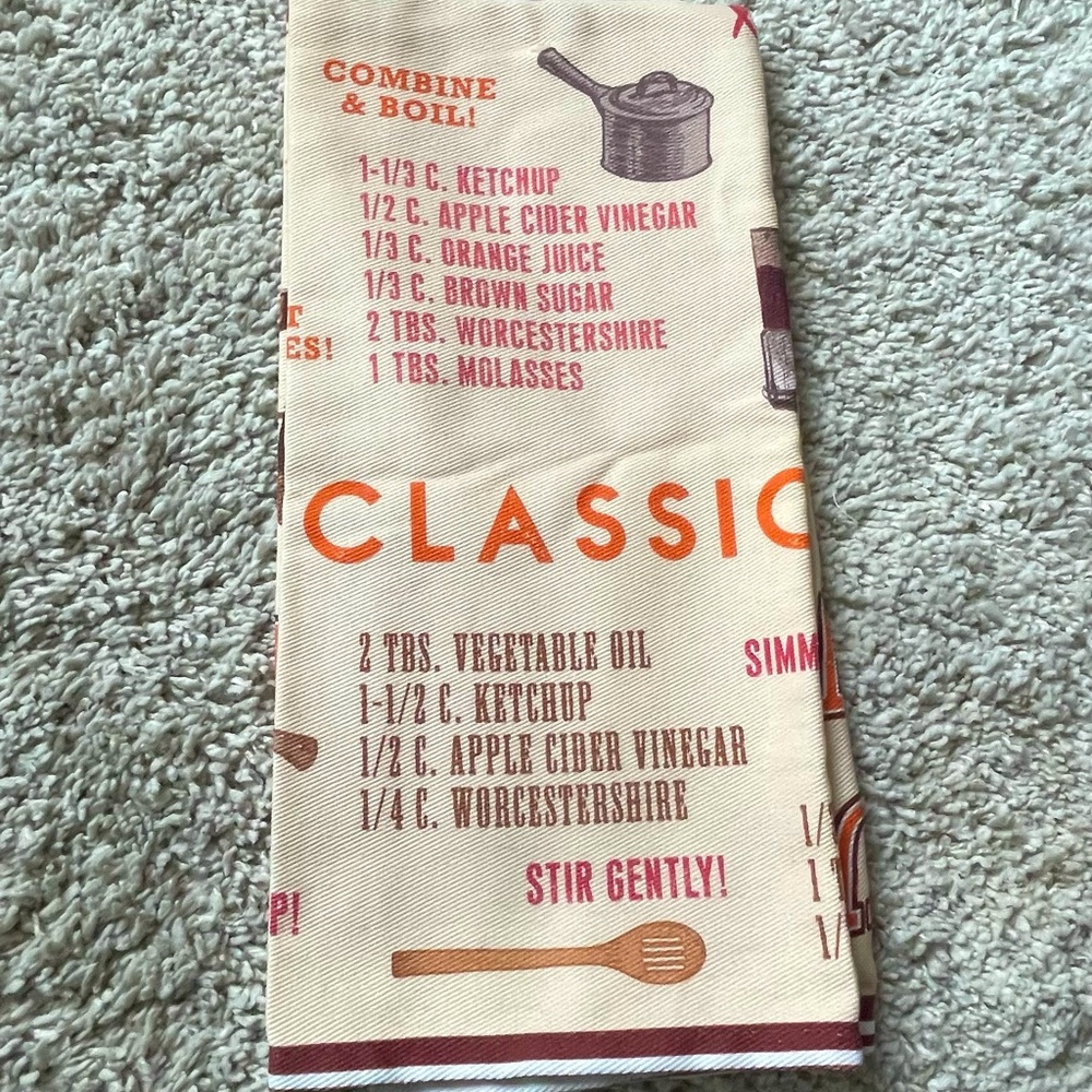 Classic Recipe Kitchen Towel
